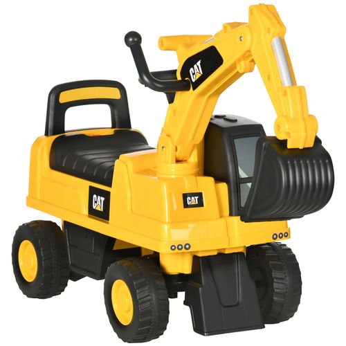 Licensed Kids Construction Ride-On Digger with Shovel, for 1-3 Years